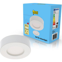 Στρογγυλό φωτιστικό οροφής 123led Dimmable, O 10cm (6W) | 3000-6000K | Επιτοίχιο και ενσωματωμένο