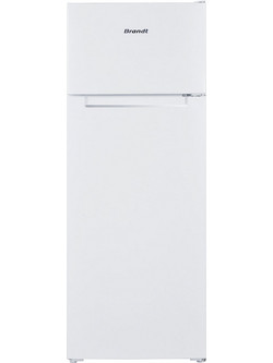 Brandt BBFD4522SW Δίπορτο Ψυγείο 206lt Υ141.5xΠ55xΒ58cm Λευκό