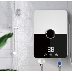 Επιτοίχιος Ηλεκτρικός Θερμοσίφωνας 3500W με Κεφαλή Ντους