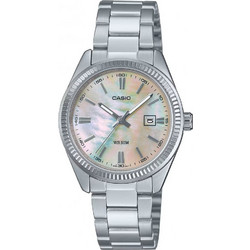 Casio Γυναικείο Ρολόι με Ασημί Μεταλλικό Μπρασελέ LTP-1302DS-4A