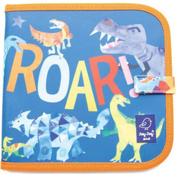 Jaq Jaq Bird: Βιβλίο ζωγραφικής με κιμωλίες Dinosaurs