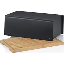 Ψωμιέρα Thor Kiril 17891 38x23x16cm Natural-Black Kela Μέταλλο,Bamboo