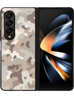 Sonique Camouflage Army Series Back Cover Beige (Samsung Galaxy Z Fold 4)
