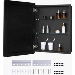 VEVOR Ντουλάπι Φαρμάκων 24" x 30" με Ρυθμιζόμενα Ράφια και Καθρέφτη JXYJJXJ2430IYDJW2V0