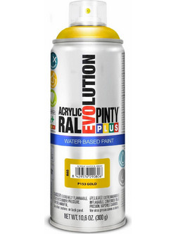 Pinty Plus Evolution Water Base Σπρέι Βαφής P153 Gold 400ml