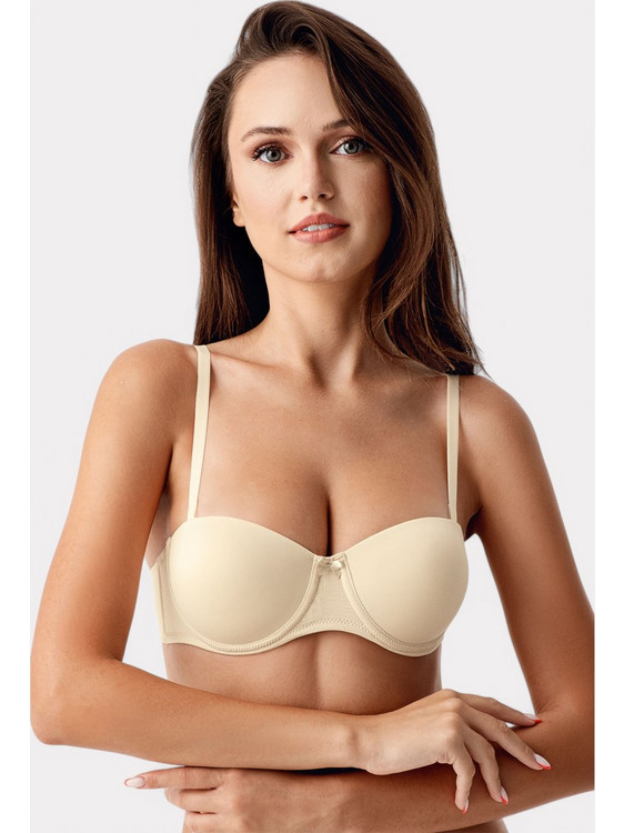 New Bra Lingerie Σουτιέν Strapless Μπεζ NB7050-3