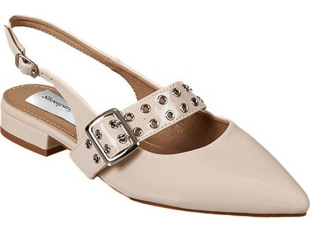 Elenross GS09895W-BEI Γόβα μονόχρωμη με τρουκς - Μπεζ