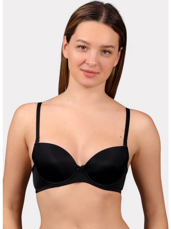 New Bra Lingerie Σουτιέν Strapless Χωρίς Ενίσχυση Μαύρο NB7025-1