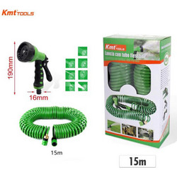 KMT Tools Λάστιχο Ποτίσματος Σπιράλ 15m TP9369403