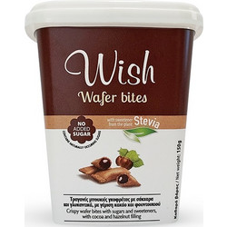 WISH WAFER BITES WITH STEVIA 150gr