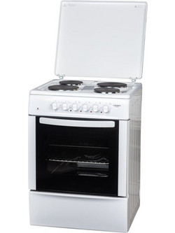 Crown CR-60E60V Κουζίνα Ηλεκτρική 66lt με Εμαγιέ Εστίες 60cm
