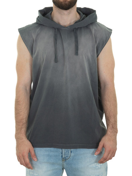 CROSSLEY M WS HOODED T-SHIRT - SACAPSPZ-1970SW GREY