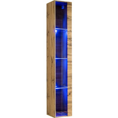 Swap Κρεμαστή Βιτρίνα Λευκή 180x30x30