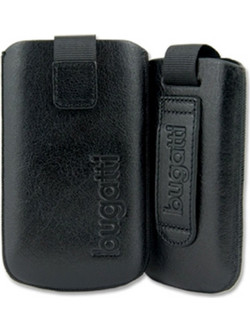 BUGATTI ΘΗΚΗ ΠΟΥΓΚΙ SLIM CASE LEATHER UNIVERSAL BLACK XS