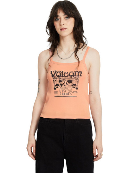 VOLCOM W 1991 STRAPPY TANK TOP - B4512504-PCH
