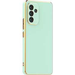 Θήκη Samsung Galaxy S24 FE Bodycell Gold Plated Σιλικόνης - Mint Green (5206015081422)