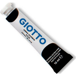 Giotto Tempera Τέμπερα Ζωγραφικής Μαύρη Νο 24 σε Σωληνάριο 12ml