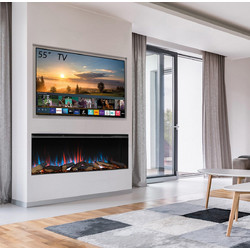 Richen 3D Insert 153 Ηλεκτρικό Τζάκι Τοίχου 2000W Μ152.8xΥ49.5xΒ21cm