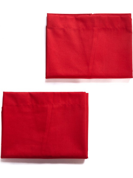Σετ μαξιλαροθήκες 2 τεμάχια (50 cm x 70 cm) - Κόκκινο