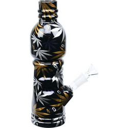 Γυάλινο Bong ATOMIC-Glassbong 12cm Bottle Leaf 0212872