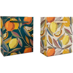 Τσάντα δώρου CITRUS ZEST 19x23 cm - Plastona