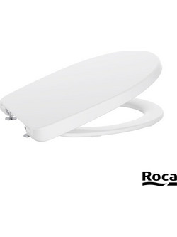 Roca Victoria Καπάκι Λεκάνης Οβάλ Πλαστικό Soft Close Λευκό A801E52001