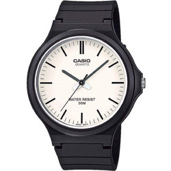Casio Standard Ανδρικό Ρολόι με Μαύρο Καουτσούκ Λουράκι MW-240-7EVEF