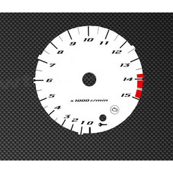 Λευκές πλάκες οργάνων καντράν για Yamaha YZF-R1 2004-2006