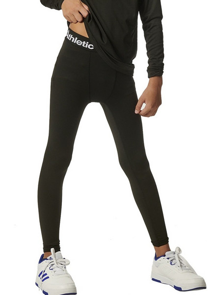 Body Action K Compression Tights Μαύρο Παιδικά Ισοθερμικά