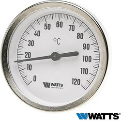 Θερμόμετρο επαφής με ελατήριο Φ63 0-120C TCM63120 WATTS