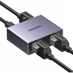 Ugreen NW301 Lan Splitter RJ45-2xRJ45 Γκρι