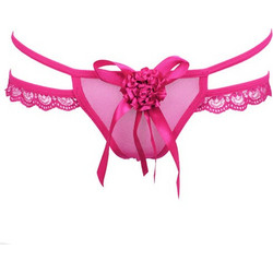 flower Mesh T-back G-string