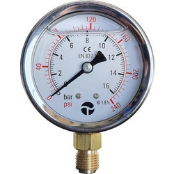 ΜΑΝΟΜΕΤΡΟ ΓΛΥΚΕΡΙΝΗΣ 16Bar ΠΛΑΙ PLUS - 107146