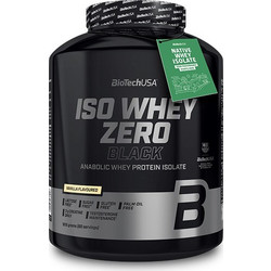 Biotech USA ISO Whey Zero Black Vanilla Πρωτεΐνη Ορού Γάλακτος Γράμμωσης Χωρίς Λακτόζη & Γλουτένη 1.82kg