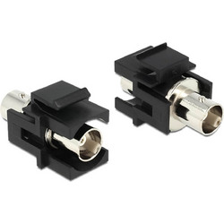 Θηλυκό BNC DeLOCK Keystone (86351) - Black 86351