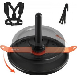 VEVOR Έλκηθρο Προπόνησης Βάρους Power Pull Push για Άσκηση Fitness Πορτοκαλί Μαύρο