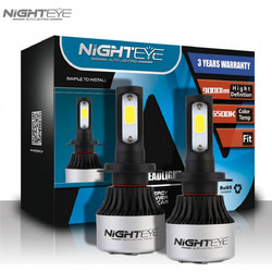 H7 2x Nighteye Λαμπτήρες LED Φώτα Πορείας 12/24V 2x36W 6500k IP68 Α315 S2 9000Lm
