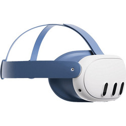 Meta - Quest 3 Facial Interface & Head Strap (Blue) / PC