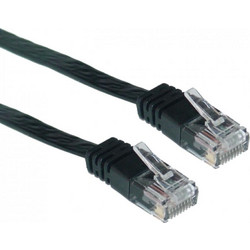 Spacer SP-PT-CAT5-3M-BK U/UTP Cat.5e Καλώδιο Δικτύου Ethernet 3m Μαύρο