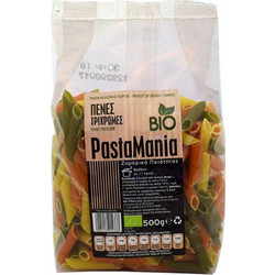 Πέννες Τρίχρωμες Βιολογικές Pastamania 500g - OLA BIO ΚΑΜ014 Vegan Βιολογικό προϊόν Χορτοφαγικό