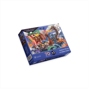 Παιδικό Puzzle Ελληνοεκδοτική Ατρόμητοι Βίκινγκς & Τρομεροί Δράκοι 70 Κομμάτια