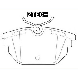 ΔΙΣΚΟΦΡΕΝΑ ZTEC+ FIAT ΟΠΙΣΘ. BP231770