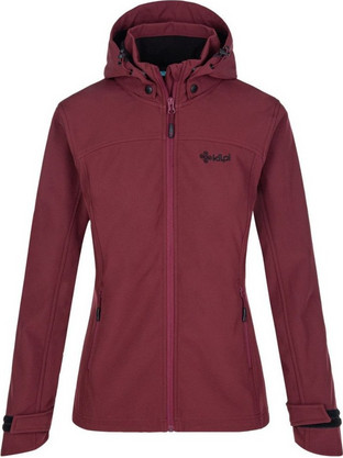 Kilpi Ravia Γυναικείο Μπουφάν Χειμωνιάτικο Softshell Κοντό Μπορντό SL0124KI-DRD