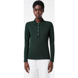 Lacoste Γυναικεία Μπλούζα Polo Κυπαρισσί PF5464