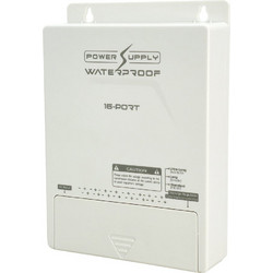 FOLKSAFE τροφοδοτικό συστημάτων CCTV FS-DC121608W, 16 εξόδων, 12V/8A, αδιάβροχο IP65