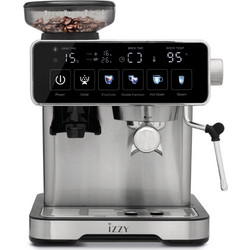 Izzy IZ-6026 Αυτόματη Μηχανή Espresso 1500W 20bar με Μύλο