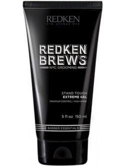 Redken Brews Stand Tough Extreme Gel Μαλλιών Ανδρικό Πολύ Δυνατό Κράτημα 150ml