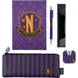 Wednesday 5-Piece Stationery Set Purple - RAC617322