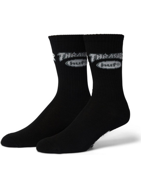 HUF X THRASHER LOGO CREW SOCKS