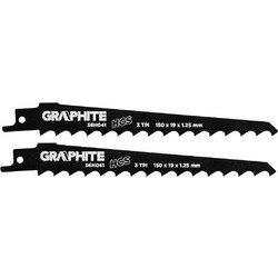 GRAPHITE Λάμα σπαθόσεγας 150χ19χ1.25mm σετ 2τ 56H041